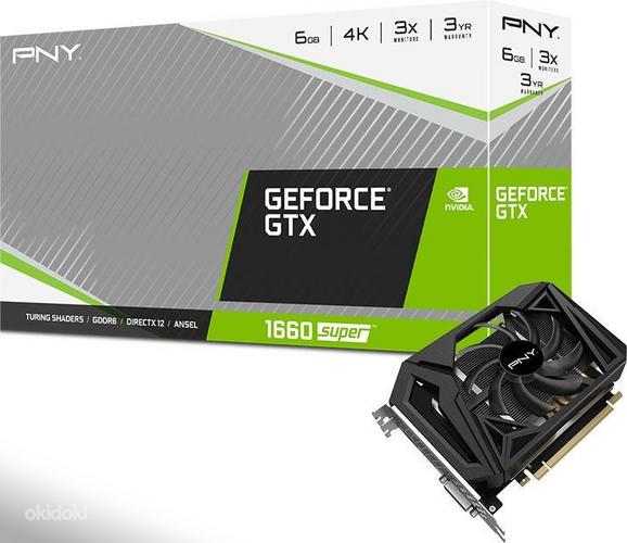 PNY GeForce GTX1660 SUPER 6GB / UUS / 2a. Garantii (foto #1)
