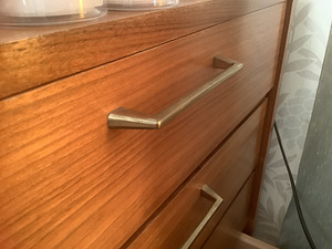 Kapp, sideboard, tiigipuu spoon, retro (9 foto / 10)