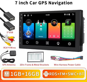 2DIN Android 11, BT, USB, GPS, Wifi, RDS. Uus (1 foto / 10)