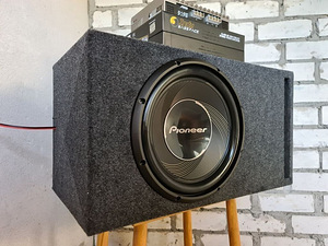 Pioneer 12" 1400W ja võimendi, Hi-Input, UUS (2 foto / 4)