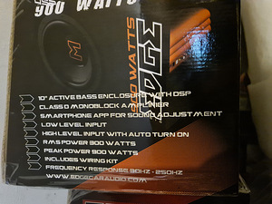 Uus EDGE 10" 900W Active võimendiga + kaablid (2 foto / 9)