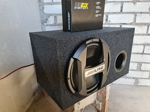 Alpine 12" 1000W ja võimendi, Hi-input, UUS (3 foto / 9)