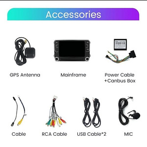 VW 7" Android 13, Navi, BT, USB, Wifi, FM, uus (3 foto / 10)