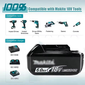 Аналоговый аккумулятор Makita. 18В 6.0А. Новый (6 фото из 10)