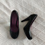 Mustad kõrge kontsaga kingad, 35 (foto #1)