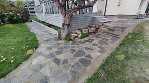Sillutusplaadid, piirdeaiad, terrassid (6 foto / 10)