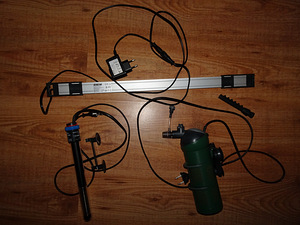 EHEIM akvaarium 84L+Led lamp,filter,veesoojendaja jm. (2 foto / 3)