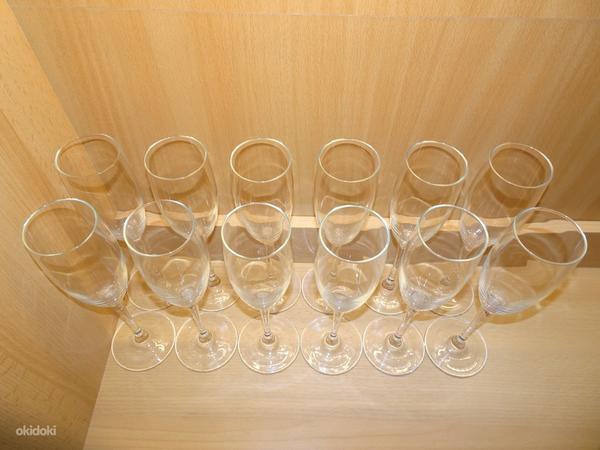 Новые стаканы для шампанского/бокалы 12 шт (фото #3)