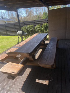 Aiamööbel, palklaud (3 foto / 4)
