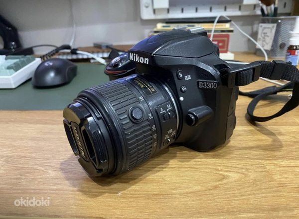 Peegelkaamera Nikon D3310 + 18-55mm objektiiv f3.5 (foto #2)
