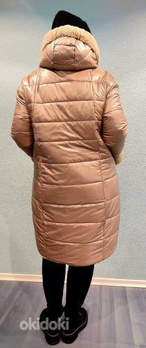 Двухстороннее зимнее пальто/ шуба как новое (foto #3)