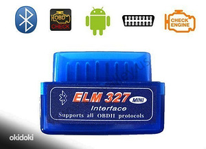 Mini ELM327 V2.1 OBD2 Bluetooth diagnostika (1 foto / 9)