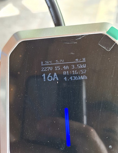 Elektriauto laadija Type 2 3.5kw 16A kodulaadija LCD, uus (8 foto / 8)