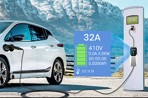 Elektriauto laadija Type 2 11KW 3 faasiline 16A LCD, uus (4 foto / 8)