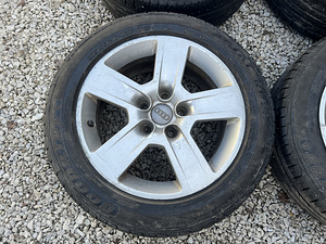 5x112 Audi 16" оригинальные диски с летней резиной 6мм 205/55/16 (5 фото из 9)