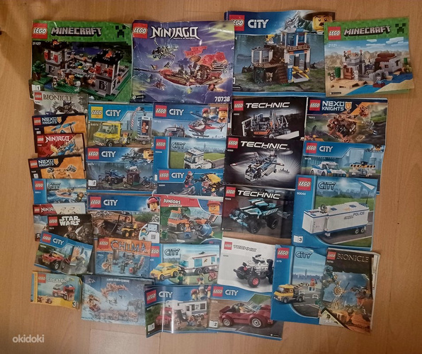 MEGA-vinge ja kallis LEGO kollektsioon (17 kg!) + 34 juhend