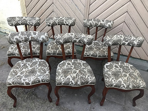 Рококо стулья 1800 года, 6 шт