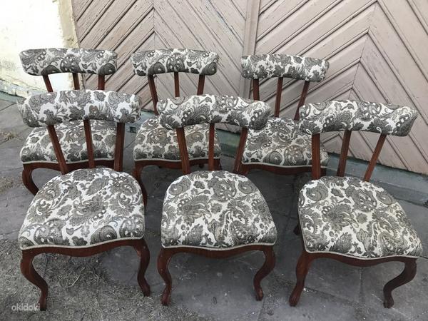 Рококо стулья 1800 года, 6 шт (фото #1)