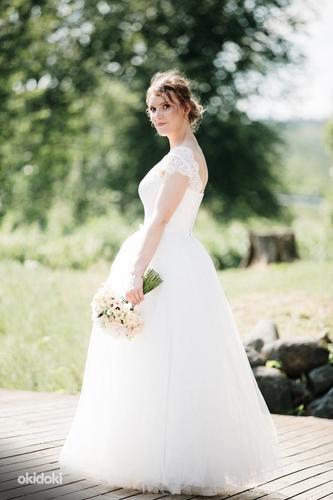Свадебное платье на высокую невесту (фото #2)