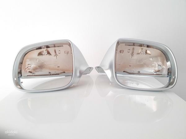Spoguļu korpusi "matēta alumīnija" Audi S-Line stilā (foto #7)