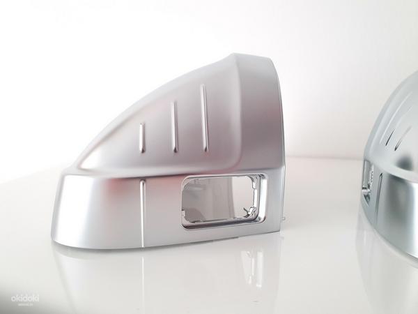 Spoguļu korpusi "matēta alumīnija" Audi S-Line stilā (foto #9)