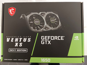MSI Nvidia Geforce GTX1650 videokaart (2 foto / 3)