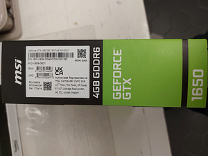 MSI Nvidia Geforce GTX1650 videokaart (3 foto / 3)