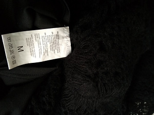 Kleit must voodriga, 55% mohair suurus S-M (3 foto / 3)