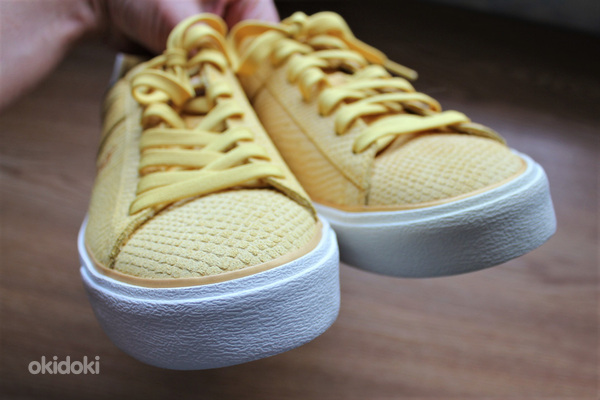 Желтые кроссовки PONY из натуральной кожи, 38, новые (фото #5)