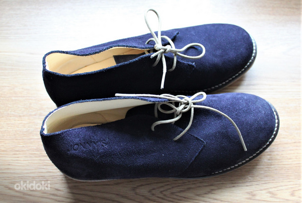 Новые синие ботинки Jonny's, настоящая кожа, 39 (фото #2)