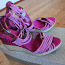 Kanna roosad sandaalid ehtse nahaga, 39, uued (foto #1)