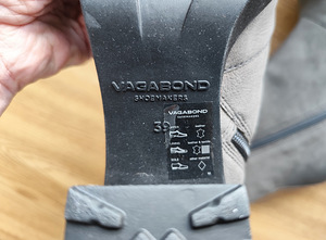 Vagabond nahast poolsaapad, 38,5-39, uued! (9 foto / 10)