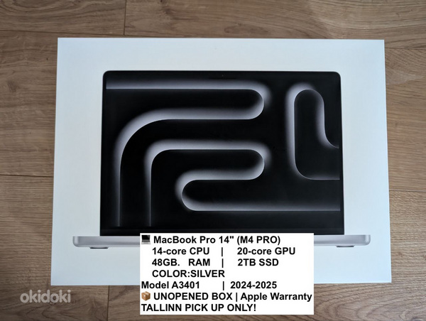 MacBook Pro 14″ M4 Pro (14C CPU / 20C GPU) | 48GB RAM | 2TB