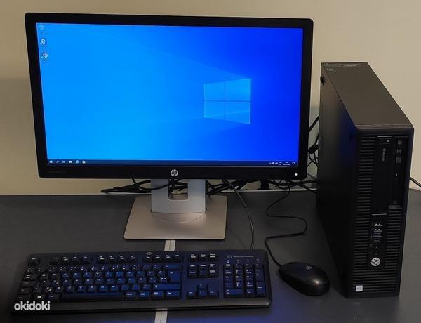 Компьютерный комплект HP 800 G2 SFF (i5-6500, SSD), монитор 23 " (фото #1)