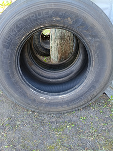 Rehvid esisild 385/55R22,5 nokian hakka truck steer 2tk. (1 foto / 6)