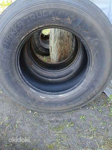 Rehvid esisild 385/55R22,5 nokian hakka truck steer 2tk.