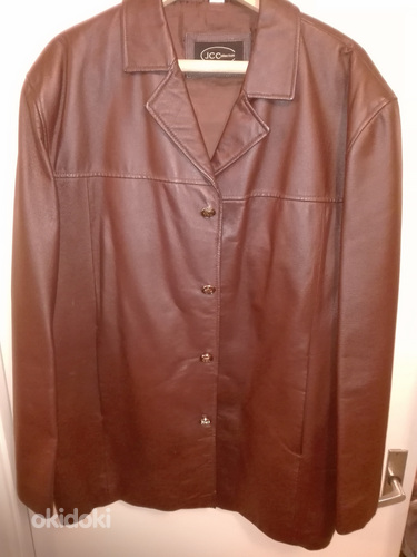 Кожаная мужская куртка XХХL (фото #2)