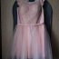 Праздничное светло-розовое платье (фото #3)