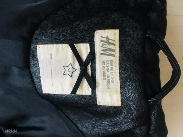Кожанная куртка р.98 H&M (фото #2)