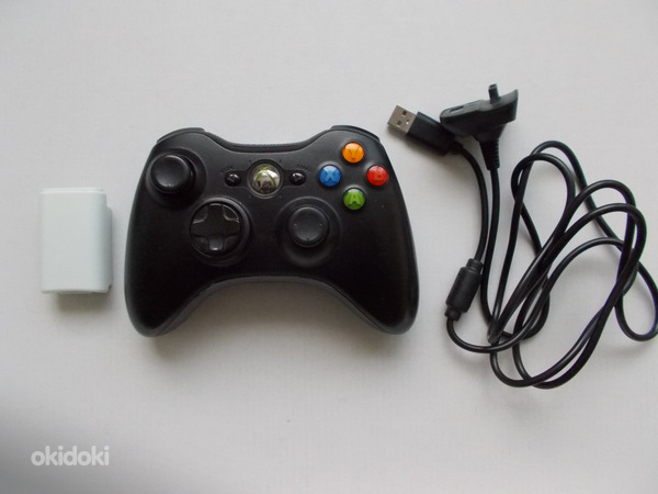 Xbox 360 pult / controller + aku + laadimiskaabel (фото #1)