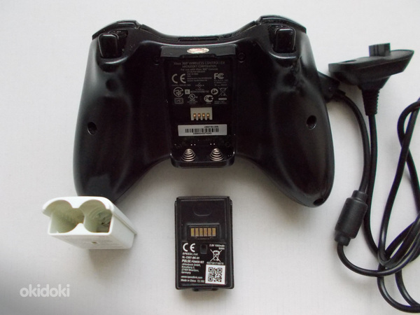 Xbox 360 pult / controller + aku + laadimiskaabel (фото #3)