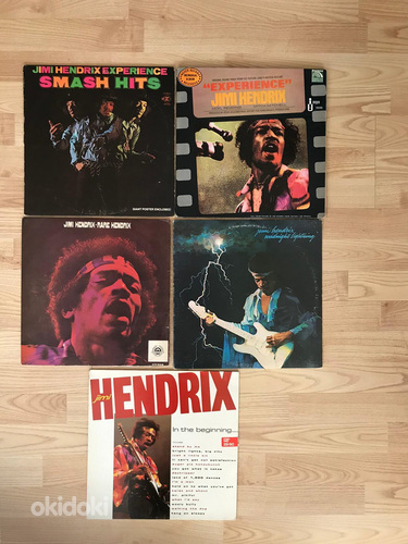 Jimmy hendrix-5 albumit (foto #1)