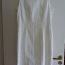 Платье белого цвета, рельефная ткань М / L. (фото #1)