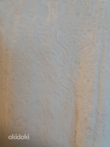 Платье белого цвета, рельефная ткань М / L. (фото #2)