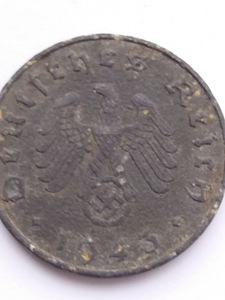 10 Reichspfennig (reichspfennig) 1943 A Saksamaa, 3. Reich. (3 foto / 7)