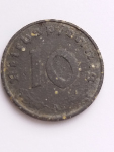 10 Reichspfennig (reichspfennig) 1943 A Saksamaa, 3. Reich. (6 foto / 7)