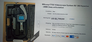 Mitcorp videoskoopkaamera f700 (10 foto / 10)