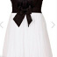 Naiste valge-must kleit peole (foto #1)