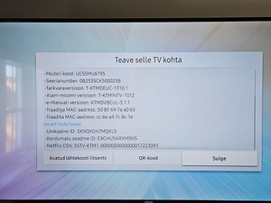 Samsung 55' teler UE55MU6195U (2 foto / 2)