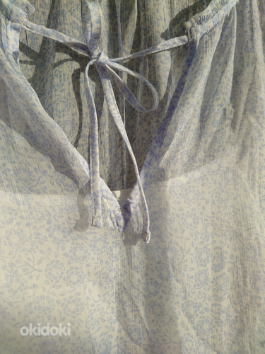 Abercrombie & Fitch голубая женская блузка из двух частей M (фото #3)